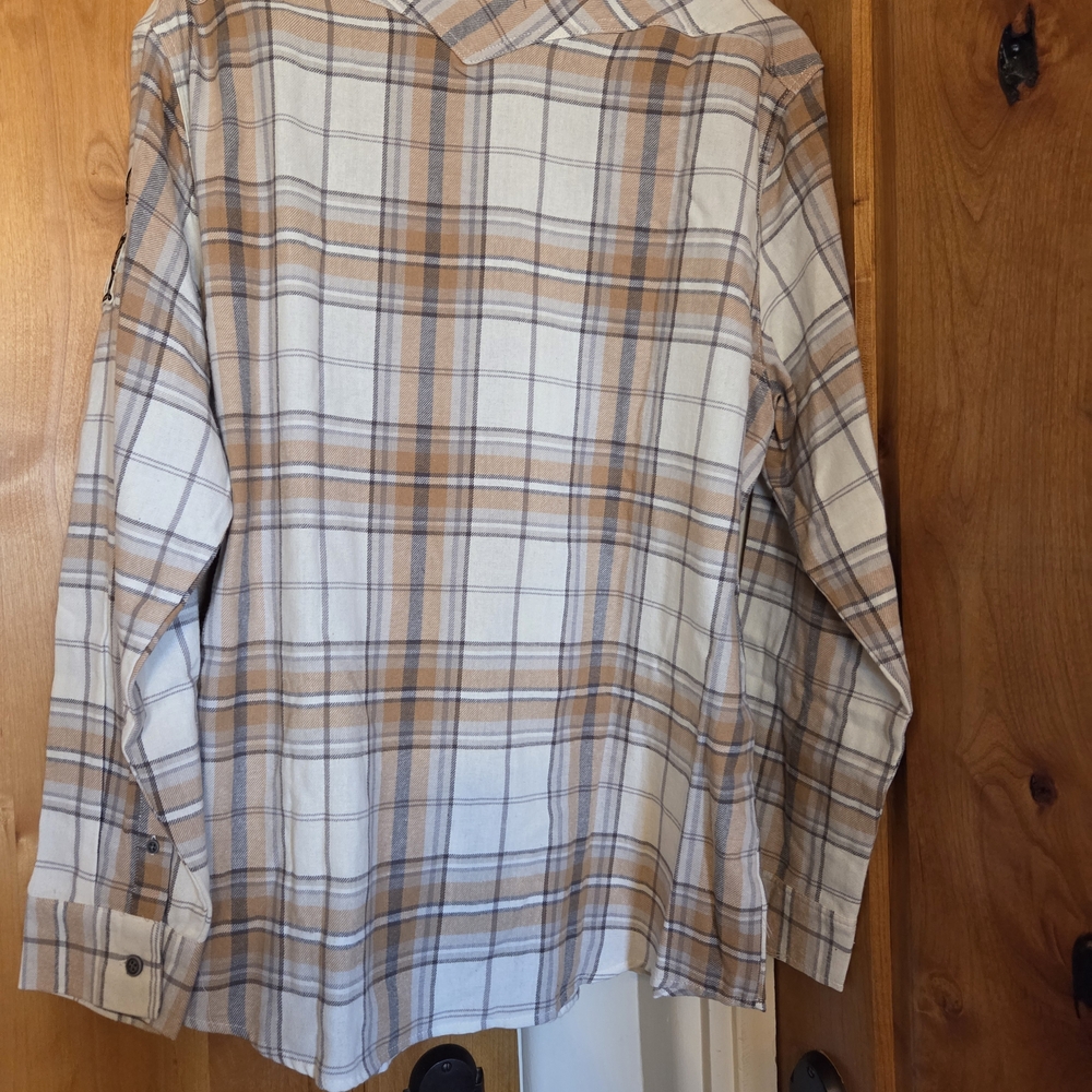 Darius Rucker New Orleans Saints Plaid Fannel Button-Up Shirt - Picture 5 of 5